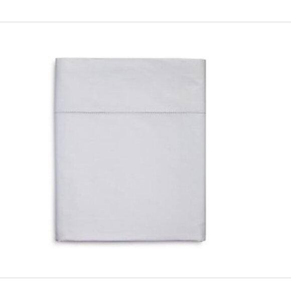 Hudson Park Collection Egyptian Percale Flat Sheet, Full - Picture 1 of 2